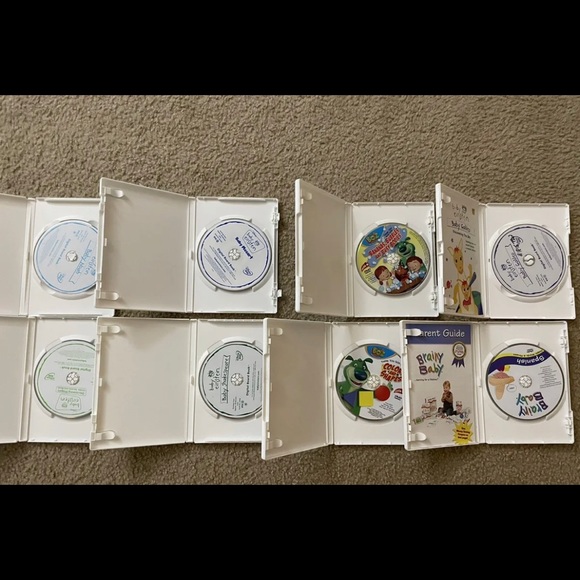 Lot Of 8 DVDs~ Mix Of Baby Einstein~ Boz The Green Bear Next Door And Brainy! - Picture 3 of 3